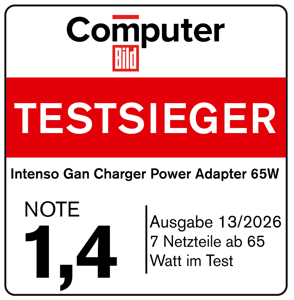 ComputerBild Intenso Power Adapter 65W ComputerBild Intenso Power Adapter 65W