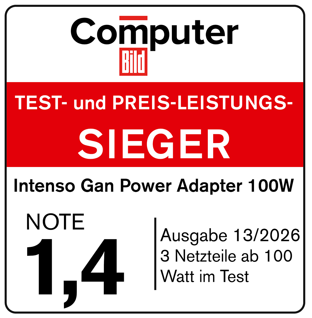 ComputerBild Intenso Power Adapter 100W ComputerBild Intenso Power Adapter 100W